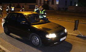 Panevėžyje &ndash; vairuotojų blaivumo kontrolės reidas