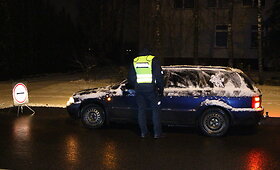Pirmadienį Panevėžio policija surengė vairuotojų blaivumo patikrinimą