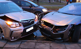 Pirmadienį Panevėžyje &ndash; trijų automobilių susidūrimas