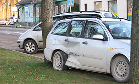 Ramygaloje susidūrė &bdquo;Volkswagen&ldquo; ir &bdquo;Ford&ldquo;