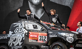 &bdquo;Inbank team Pitlane&ldquo; ant podiumo Dakaro starte