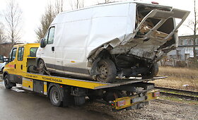 Prie Ukmergės susidūrė &bdquo;Citroen&ldquo; ir &bdquo;Volvo&ldquo;