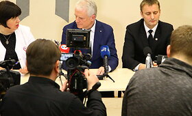 Spaudos konferencija dėl koronaviruso &Scaron;iauliuose