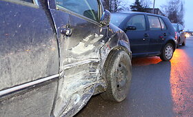 &bdquo;Volkswagen&ldquo; ir &bdquo;Volvo&ldquo; avarija Panevėžyje