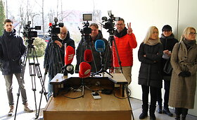 Spaudos konferencija Respublikinėje Panevėžio ligoninėje dėl antrojo paciento