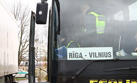 Policijos postas Lietuvos&ndash;Latvijos pasienyje