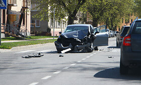 Panevėžyje &ndash; &bdquo;Volkswagen&ldquo; ir &bdquo;Seat&ldquo; susidūrimas