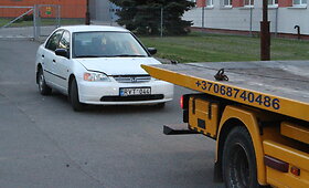 Panevėžyje sulaikytas neblaivus &bdquo;Honda&ldquo; vairuotojas