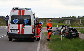 Panevėžio rajone susidūrė &bdquo;Range Rover&ldquo; ir &bdquo;Audi&ldquo;