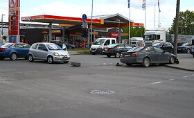 Panevėžyje &ndash; &bdquo;Toyota&ldquo; ir BMW susidūrimas