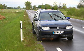 Panevėžio rajone įkliuvo neblaivus &bdquo;Volkswagen&ldquo; vairuotojas
