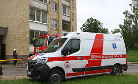 Panevėžyje liepsnojo buto virtuvė