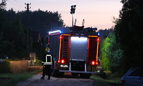 Juodlieknio kaime užsiliepsnojo namas