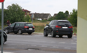 Ramygaloje susidūrė BMW ir &bdquo;Volkswagen&ldquo;