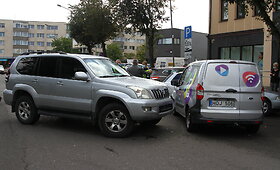 Per avariją Panevėžyje apgadinti keturi automobiliai