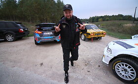 Testinio &bdquo;Samsonas Rally Around 7 Lakes&ldquo; greičio ruožo startas