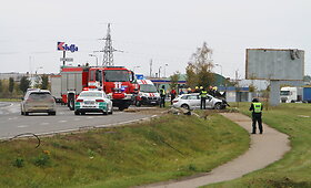 Panevėžyje girta &bdquo;Toyota&ldquo; vairuotoja rėžėsi į stulpą