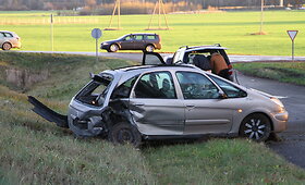 Prie Panevėžio susidūrė &bdquo;Citroen&ldquo; ir &bdquo;Volkswagen&ldquo;