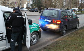 Panevėžyje sučiuptas girtas &bdquo;Volkswagen Sharan&ldquo; vairuotojas