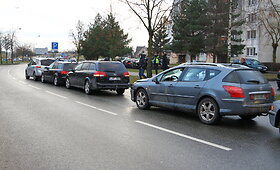 Panevėžyje &ndash; techninė keturių automobilių avarija