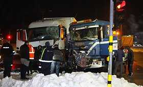 Panevėžyje susidūrė &bdquo;Mercedes&ldquo; ir &bdquo;Scania&ldquo;