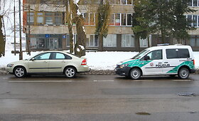 Panevėžyje sustabdytas girtas &bdquo;Volvo&ldquo; vairuotojas