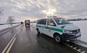 Panevėžio rajone į pakelės griovį nulėkė &bdquo;Ford&ldquo;