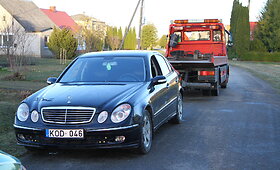 Pažibų kaime sustabdytas neblaivus &bdquo;Mercedes&ldquo; vairuotojas