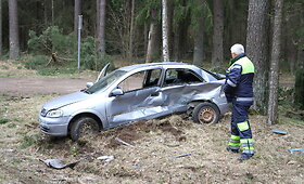 Panevėžio rajone susidūrė &bdquo;Mercedes&ldquo; ir &bdquo;Opel&ldquo;