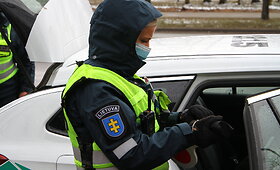 Panevėžio policija Saugaus eismo dieną tikrino vairuotojų blaivumą