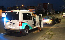 Panevėžyje sulaikytas sunkiai apgirtęs &bdquo;Mitsubishi&ldquo; vairuotojas