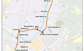 Eismo ribojimai &bdquo;Kalėdinio bėgimo&ldquo; metu