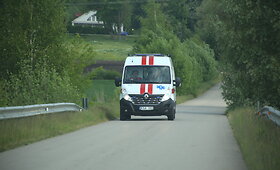 Bistrampolio dvare nukrito malūnsparnis