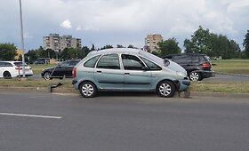 &bdquo;Seat&ldquo; ir &bdquo;Citroen&ldquo; avarija Panevėžyje