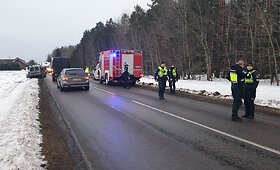 Avarija &Scaron;ilutės rajone, per kurią nukentėjo a&scaron;tuoni žmonės