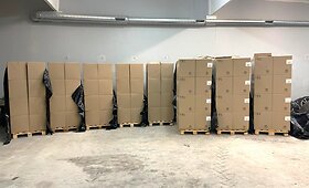Pasieniečiai sulaikė pusę milijono i&scaron; Latvijos gabentų nelegalių cigarečių pakelių