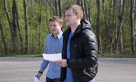 Dalyvių susipažinimas su trasa