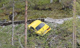 Norvegų su &bdquo;Volvo&ldquo; avarija &bdquo;Rally Sorland&ldquo; varžybose