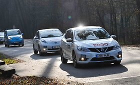 &bdquo;Nissan&ldquo; automobilių desantas &bdquo;Metų automobilio&ldquo; rinkimuose