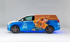 SEMA automobilių tobulinimo parodoje pristatyti modifikuoti &bdquo;KIA&ldquo; automobiliai