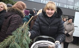  &bdquo;Parsine&scaron;k Kalėdas į savo namus&ldquo; akcija Panevėžyje