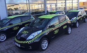 &bdquo;Nissan LEAF&ldquo; taksi elektromobilis Estijoje