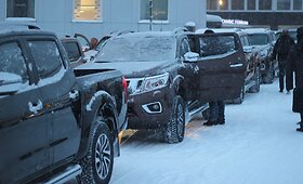 Naujojo &bdquo;Nissan Navara&ldquo; bandymai Laplandijoje