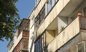 Gaisras daugiabučio balkone Panevėžyje