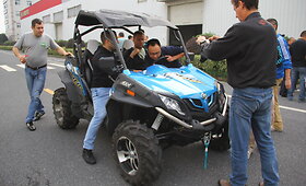 ATV ir SSV bandymai &bdquo;CFMOTO&ldquo; gamyklos teritorijoje