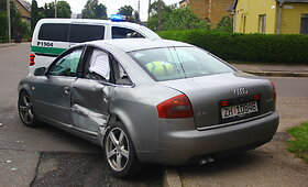 Panevėžyje kelio nepasidalijo &bdquo;Audi&ldquo; ir &bdquo;Volkswagen&ldquo;