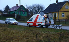 UAZ ir &bdquo;Audi&ldquo; avarija Krekenavoje