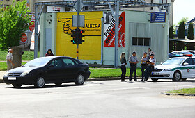 Panevėžyje &bdquo;Citroen&ldquo; parblo&scaron;kė pėsčiąją