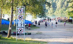 Verkių regioniniame parke tikrinta, ar poilsiautojai tvarkingi