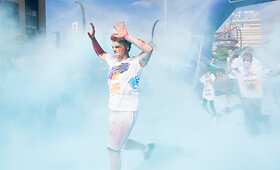 Vilniuje pirmąkart įvyko &bdquo;The Color Run&ldquo; spalvų festivalis 